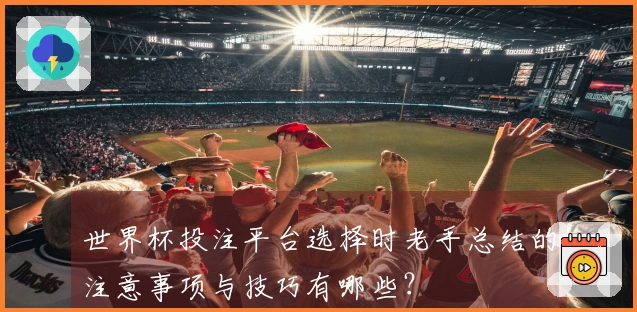 世界杯投注平台选择时老手总结的注意事项与技巧有哪些？